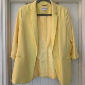 Yellow Calvin Klein Jacket